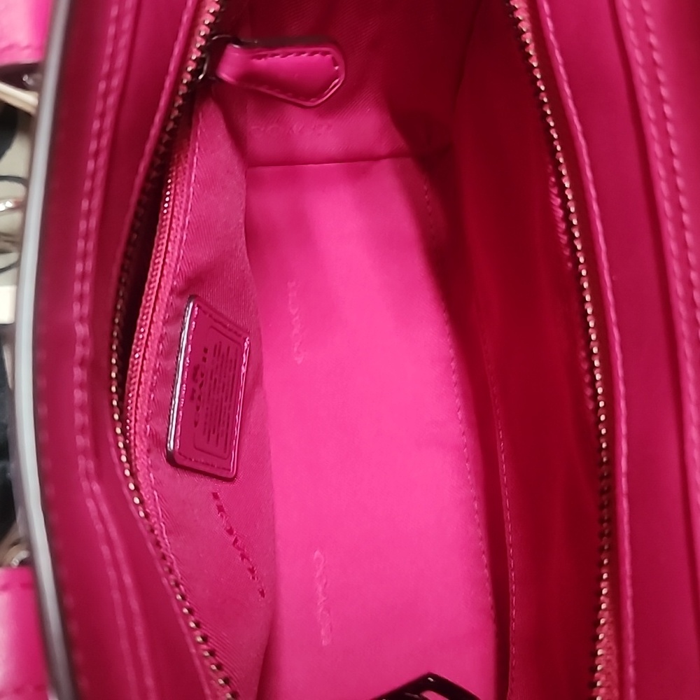 Coach Mini Swagger Crossbody/hand Bag Euc W/ 2 Original Tags - Picture 4 of 17